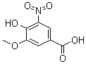 结构式 CAS# 15785-54-3, 5-硝基香草酸