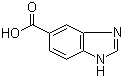1H-Benzimidazole-5-carboxylic acid molecular structure (CAS 15788-16-6)