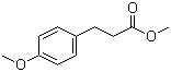 3-(4-甲氧基苯基)丙酸甲酯分子结构 (CAS 15823-04-8)