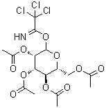 D-Mannopyranose 2,3,4,6-tetraacetate 1-(2,2,2-trichloroethanimidate) molecular structure (CAS 158250-57-8)