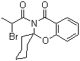 3-(2-Bromo-1-oxopropyl)-spiro[2H-1,3-benzoxazine-2,1'-cyclohexan]-4(3H)-one molecular structure (CAS 158299-05-9)