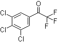 2,2,2-Trifluoro-1-(3,4,5-trichlorophenyl)ethanone molecular structure (CAS 158401-00-4)