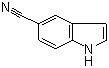 结构式 CAS# 15861-24-2, 5-氰基吲哚