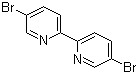 结构式 CAS# 15862-18-7, 5,5'-二溴-2,2'-联吡啶