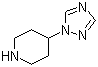 4-([1,2,4]Triazol-1-yl)piperidine molecular structure (CAS 158655-26-6)