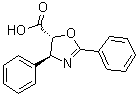 (4S,5R)-2,4-Diphenyl-4,5-dihydrooxazole-5-carboxylic acid molecular structure (CAS 158722-22-6)