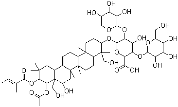 Escin IIb molecular structure (CAS 158800-83-0)