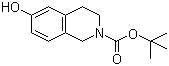 N-Boc-6-hydroxy-3,4-dihydroisoquinoline molecular structure (CAS 158984-83-9)