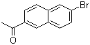 structure of CAS# 1590-25-6, 2-Acetyl-6-bromonaphthalene;1-(6-bromonaphthalen-2-yl)ethanone