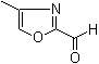 4-甲基-2-恶唑甲醛分子结构 (CAS 159015-07-3)