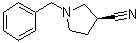 structure of CAS# 159063-16-8, (S)-1-Benzyl-3-cyanopyrrolidine;(3S)-1-(Phenylmethyl)-3-pyrrolidinecarbonitrile