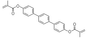 2-Methyl-2-propenoic acid [1,1':4',1''-terphenyl]-4,4''-diyl ester molecular structure (CAS 159174-04-6)