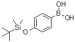 [4-(tert-Butyldimethylsilanyloxy)phenyl]boronic acid molecular structure (CAS 159191-56-7)