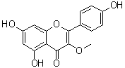 Kaempferol 3-monomethyl ether molecular structure (CAS 1592-70-7)