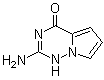 结构式 CAS# 159326-75-7, 2-氨基吡咯并[2,1-f][1,2,4]三嗪-4(1H)-酮