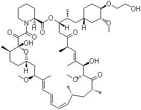 Everolimus molecular structure (CAS 159351-69-6)