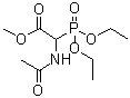 (Acetylamino)(diethoxyphosphinyl)acetic acid methyl ester molecular structure (CAS 159583-26-3)