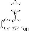 structure of CAS# 159596-05-1, 4-Morpholino-2-naphthol