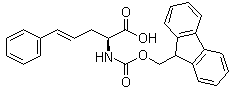 structure of CAS# 159610-82-9, [S-(E)]-2-[[(9H-Fluoren-9-ylmethoxy)carbonyl]amino]-5-phenyl-4-pentenoic acid