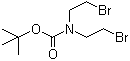 结构式 CAS# 159635-50-4, 二(2-溴乙基)氨基甲酸叔丁酯