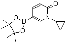 结构式 CAS# 1596367-55-3, 1-环丙基-6-氧代-1,6-二氢吡啶-3-硼酸频哪醇酯