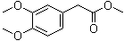 3,4-Dimethoxyphenylacetic acid methyl ester molecular structure (CAS 15964-79-1)
