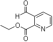 structure of CAS# 159755-62-1, 3-Formyl-2-pyridinecarboxylic acid ethyl ester;Ethyl 3-formylpicolinate