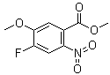 结构式 CAS# 159768-50-0, 4-氟-5-甲氧基-2-硝基苯甲酸甲酯