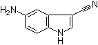 5-Aminoindole-3-carbonitrile molecular structure (CAS 159768-57-7)