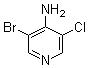 结构式 CAS# 159783-78-5, 3-溴-5-氯-4-吡啶胺
