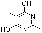 5-Fluoro-2-methylpyrimidine-4,6-diol molecular structure (CAS 1598-63-6)