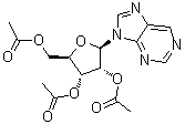 9-(2,3,5-Tri-O-acetyl-beta-D-ribofuranosyl)-9H-purine molecular structure (CAS 15981-63-2)