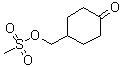4-[(Methanesulfonyloxy)methyl]cyclohexanone molecular structure (CAS 1598384-36-1)