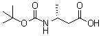 (R)-3-(tert-Butoxycarbonylamino)butanoic acid molecular structure (CAS 159991-23-8)