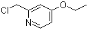 2-(Chloromethyl)-4-ethoxypyridine molecular structure (CAS 159996-13-1)