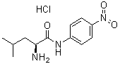 (2S)-2-Amino-4-methyl-N-(4-nitrophenyl)-pentanamide monohydrochloride molecular structure (CAS 16010-98-3)