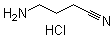 4-Aminobutanenitrile hydrochloride molecular structure (CAS 16011-90-8)