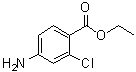 4-氨基-2-氯苯甲酸乙酯分子结构 (CAS 16017-69-9)