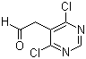 4,6-二氯嘧啶-5-乙醛分子结构 (CAS 16019-33-3)