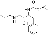 tert-Butyl [(1S,2R)-1-benzyl-2-hydroxy-3-(isobutylamino)propyl]carbamate molecular structure (CAS 160232-08-6)
