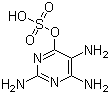 结构式 CAS# 1603-02-7, 6-羟基-2,4,5-三氨基嘧啶硫酸酯; 2,5,6-三氨基-4-羟基嘧啶硫酸酯
