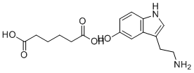 血清胺己二酸盐分子结构 (CAS 16031-83-7)