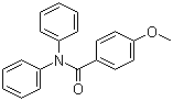 structure of CAS# 16034-40-5, N,N-Diphenyl-4-methoxybenzamide;4-Methoxy-N,N-diphenylbenzamide