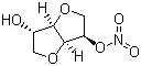 Isosorbide 5-mononitrate molecular structure (CAS 16051-77-7)