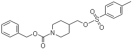 结构式 CAS# 160586-68-5, 4-(对甲苯磺酰基氧基甲基)-N-(苄氧羰基)哌啶