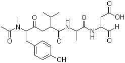 Acetyl-(N-methyl)tyrosyl-valyl-alanyl-aspartal molecular structure (CAS 160806-26-8)