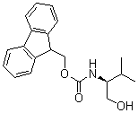 N-芴甲氧羰基-L-缬氨醇分子结构 (CAS 160885-98-3)