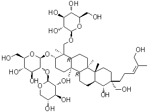 凤仙萜四醇苷 G分子结构 (CAS 160896-46-8)