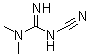 1-氰基-3,3-二甲基胍分子结构 (CAS 1609-06-9)