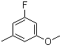 structure of CAS# 160911-11-5, 5-Fluoro-3-methylanisole;1-Fluoro-3-methoxy-5-methylbenzene